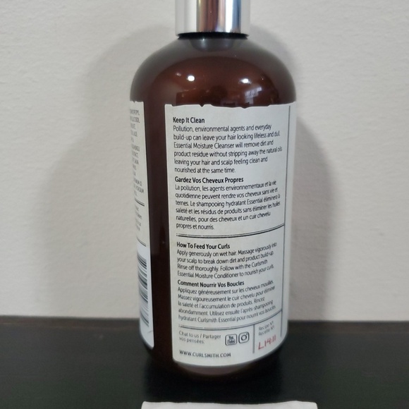 Curlsmith Essential Moisture Cleanser Shampoo 12.0 Fl Oz - Picture 4 of 4